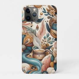 Bohemischer Mix aus aquamarinen, magentafarbenen,  Case-Mate iPhone Hülle