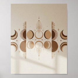 Bohemischer Mondzyklus Poster