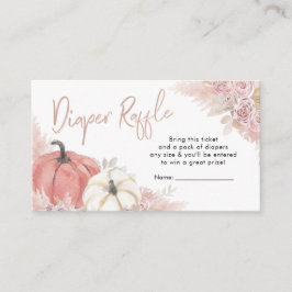 Bohemischer Rückgang der Liebe Pumpkin-Windeln Begleitkarte