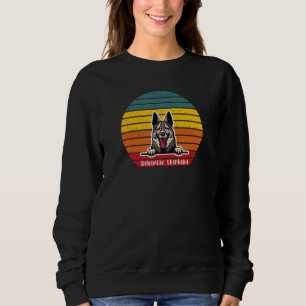 Bohemischer Schäfer Retro Vintag farbiger Sonnenun Sweatshirt