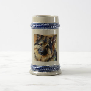 Bohemischer Schäferhund Bierglas