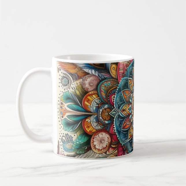 Bohemischer Stil Kaffeetasse (Links)