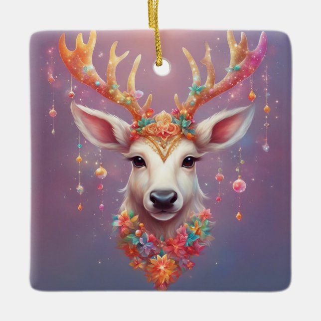 Bohemischer Stilreiniger Keramikornament (Vorderseite)