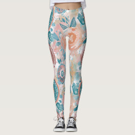 Bohemischer Traum Wasserfarbe Leggings