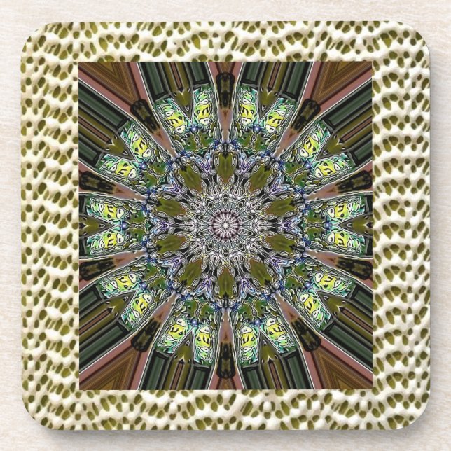 Bohemischer Untersetzer - Design 2 (Vorderseite)