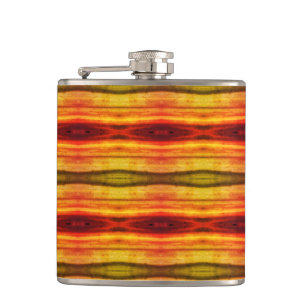Bohemischer Vinyl-Wrapped Flask Flachmann