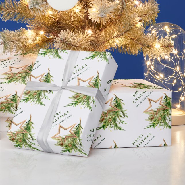 Bohemischer Weihnachtskalender Geschenkpapier (Feiertage)