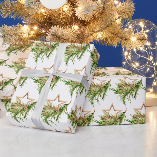 Bohemischer Weihnachtskalender Geschenkpapier (Feiertage)