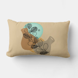 BOHEMISCHES ABSTRAKTES MINIMALISTISCH MIT SCHWARZL LENDENKISSEN