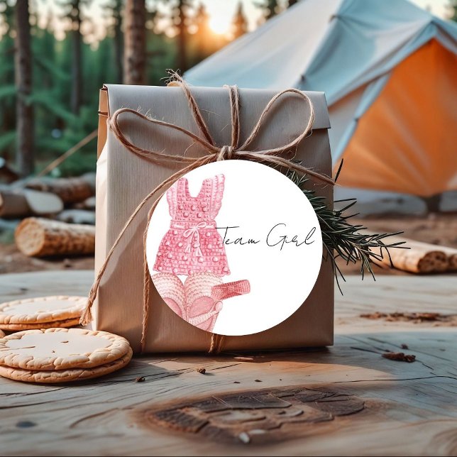 Bohemisches Baby Clothes Team Girl Gender Geschenkanhänger (Von Creator hochgeladen)