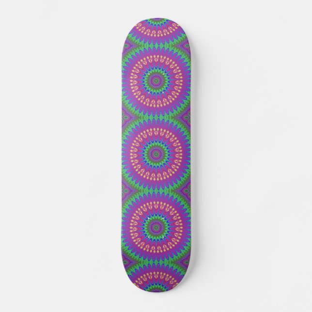 BOHEMISCHES BOHO MANDELA-Skateboarddeck Skateboard (Vorderseite)