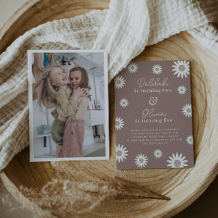 Bohemisches Daisy Foto Gemeinsame Einladung zum Ge