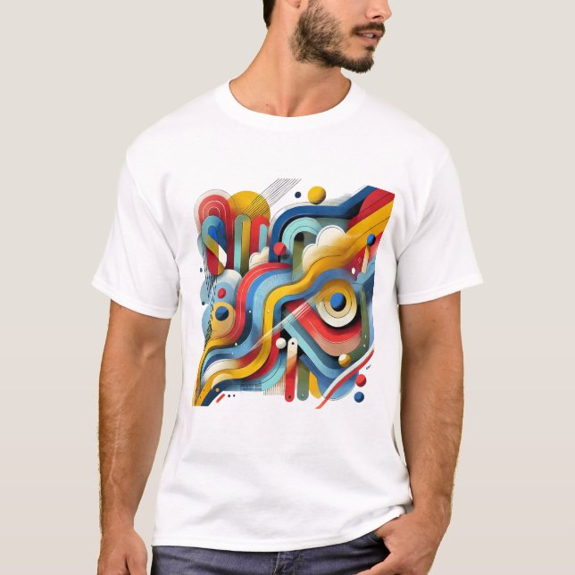 Bohemisches Design T-Shirt (Vorderseite)