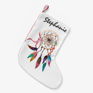 Bohemisches Dreamcatcher in der vibrierenden Kleiner Weihnachtsstrumpf
