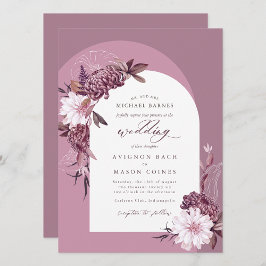 Bohemisches Englisch Lavender Fall Floral Arch Fot