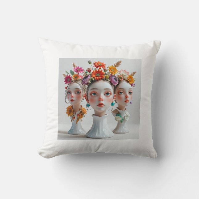 Bohemisches Florentiner Mittelpunkt Trio: Frisch u Kissen (Vorderseite)