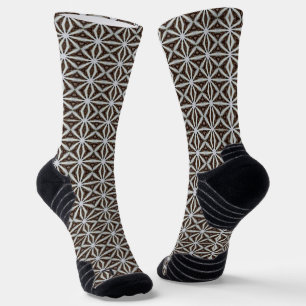 Bohemisches Gitter Socken