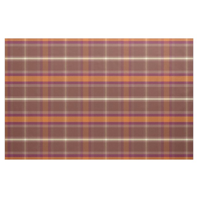 Bohemisches Kariertes BAS Herbst Stoff (Fat Quarter (45,7 x 55,9 cm))