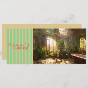 Bohemisches Leben - Unternehmen, Grußkarte, einlad