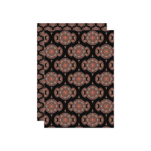 Bohemisches Mandala Retro Scrapbook Einladung