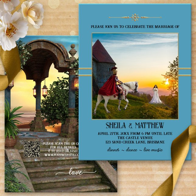 Bohemisches mittelalterliches Foto Einladung zur H (Von Creator hochgeladen)