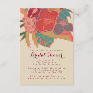 Bohemisches Themed Floral Einladung Brautparty