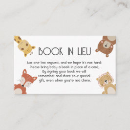 Bohemisches Windschutzbuch Kinderdusche Beilage Begleitkarte