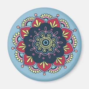 bohemistischer Blumemagnet Magnet