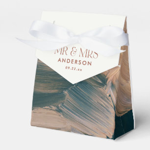 Bohenian boho aquamarine Rost Terrakotta Gastgesch Geschenkschachtel