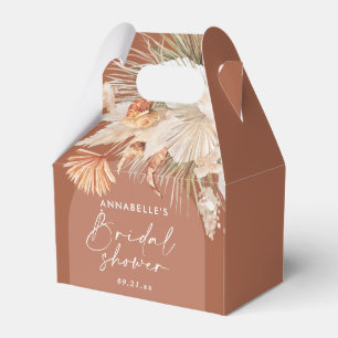 Bohenian boho Rost Terracotta Brautparty Geschenkschachtel