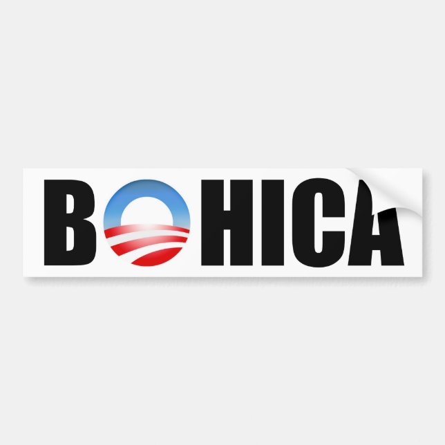 Bohica Obama Autoaufkleber (Vorne)