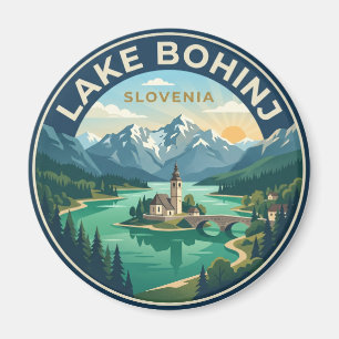 Bohiner See Slowenien Magnet