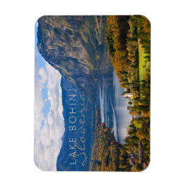 Bohinj-See in Slowenien im Herbst Magnet