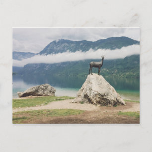 Bohinj-See, Slowenisches Zlatorog-Foto Postkarte