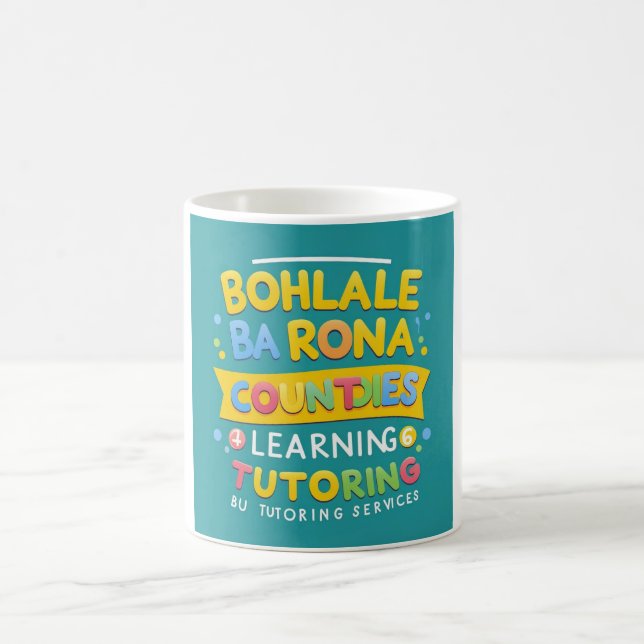 "Bohlale Ba Rona" Nachhilfe-Dienste Kaffeetasse (Mittel)