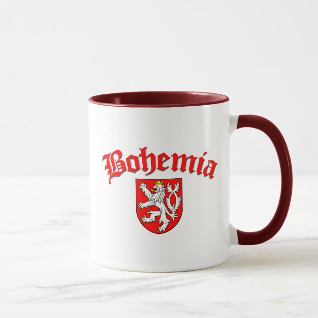 Böhmen-Flagge 1 (w/inscription) Tasse (Rechts)