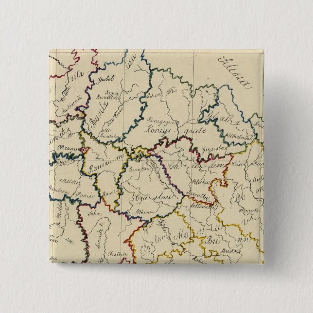 Böhmen, Mähren, Österreichische Schlesien Button (Vorderseite)