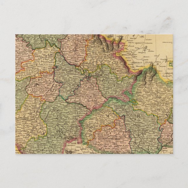 Böhmen, Mähren Postkarte (Vorderseite)