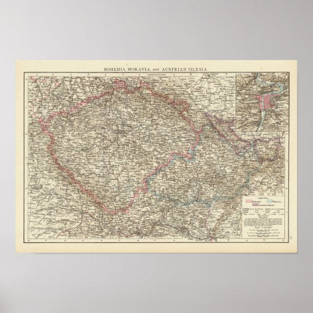 Böhmen, Mähren, Schlesien Österreichs 2 Poster (Vorne)