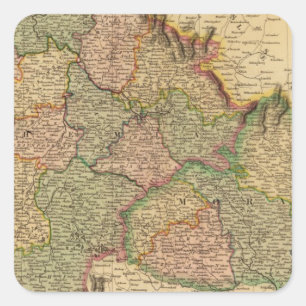 Böhmen, Moray Quadratischer Aufkleber