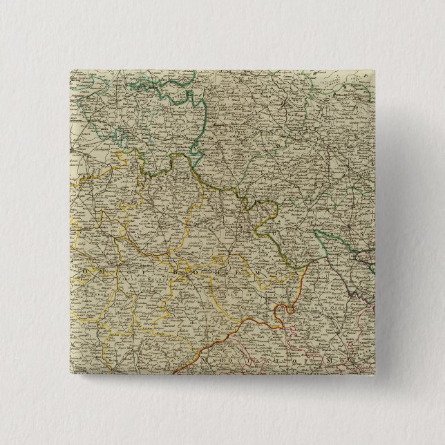 Böhmen, Schlesien, Mähren, Lusatien Button (Vorderseite)