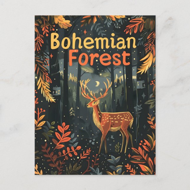 Böhmerwald Postkarte (Vorderseite)