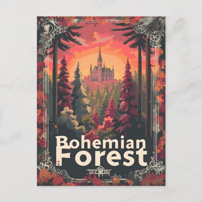 Böhmerwald  postkarte (Vorderseite)