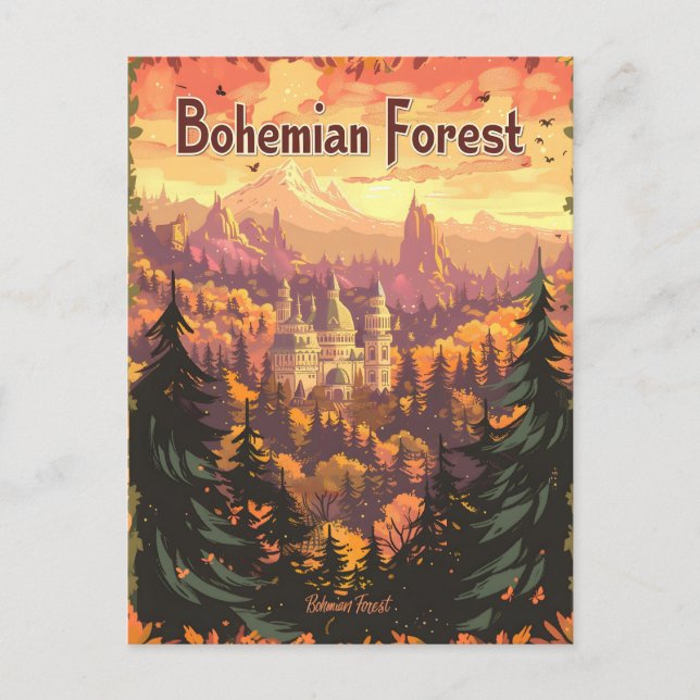 Böhmerwald Postkarte (Vorderseite)
