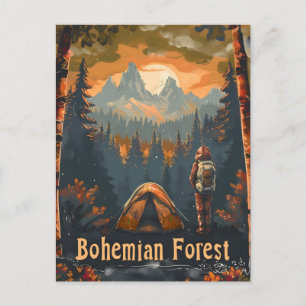 Böhmerwald vintage postkarte