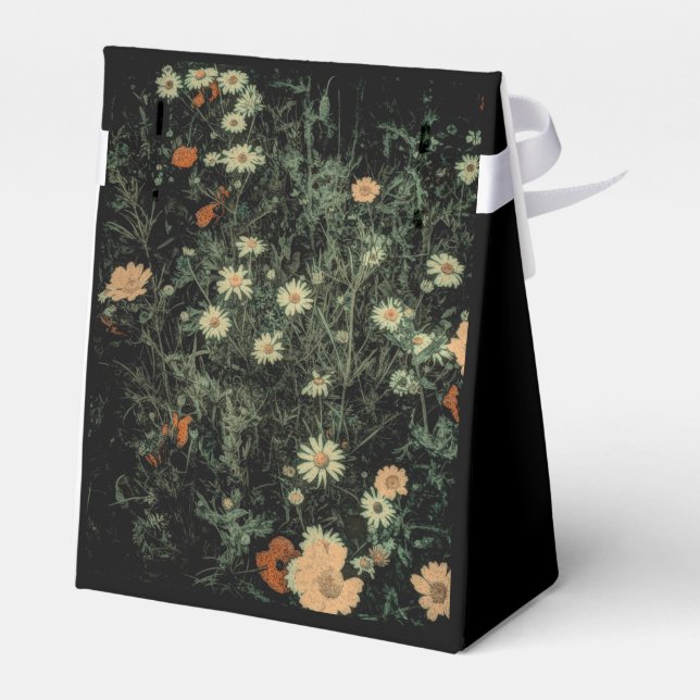 Böhmisch-Schwarze Wildblume Geschenkschachtel (Rückseite)
