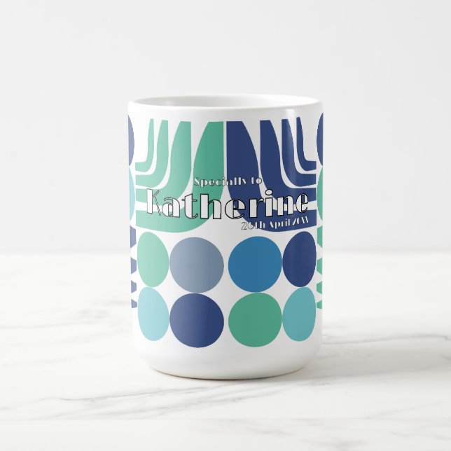 Böhmisch Weiß Blau Kaffeetasse (Mittel)