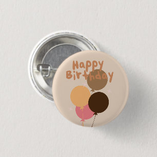 Böhmische Ballons Alles Gute zum Geburtstag Button