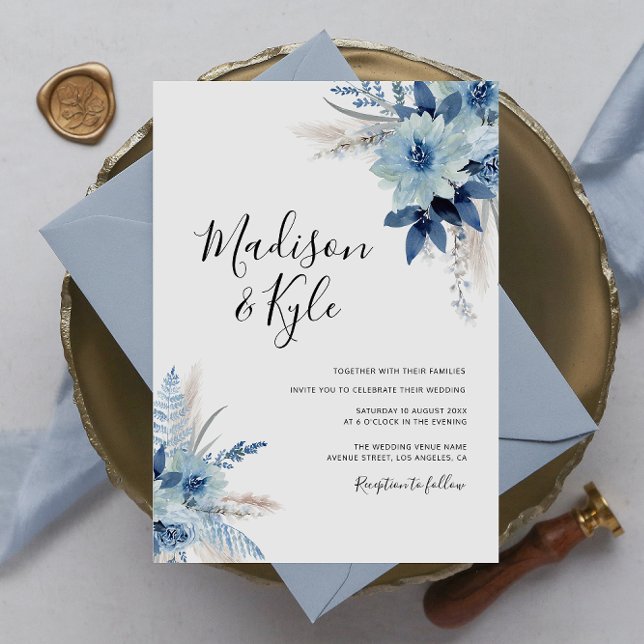 Böhmische Blütenhochzeit Einladung (Von Creator hochgeladen)