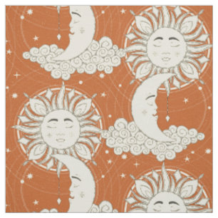 Böhmische Träume orange Stoff